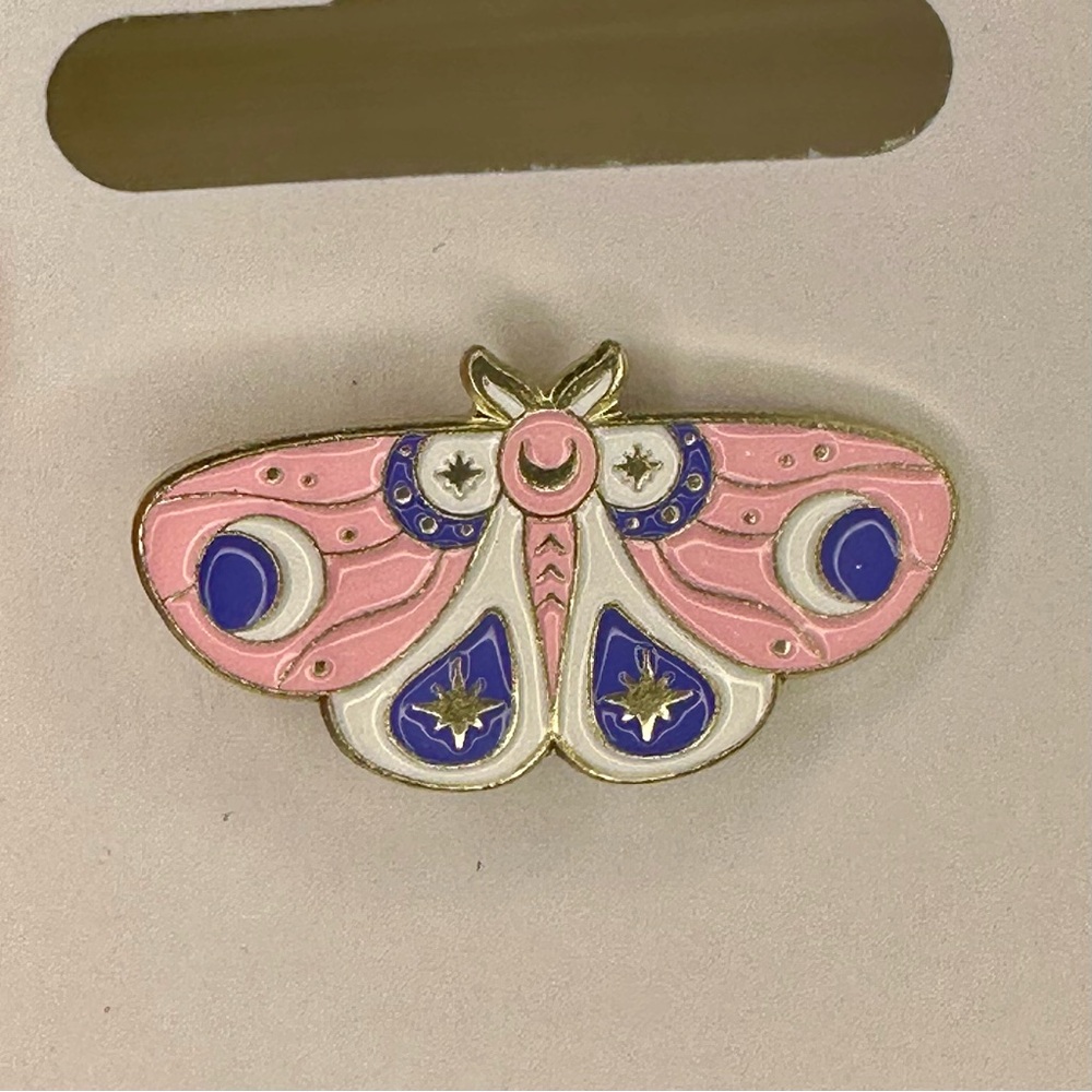 Moth Enamel Pin